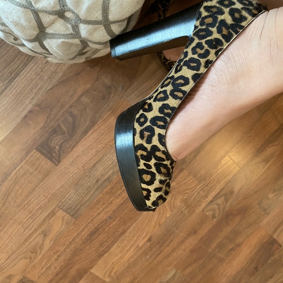 Animal print open toe michael kors heels - Picture 8 of 8